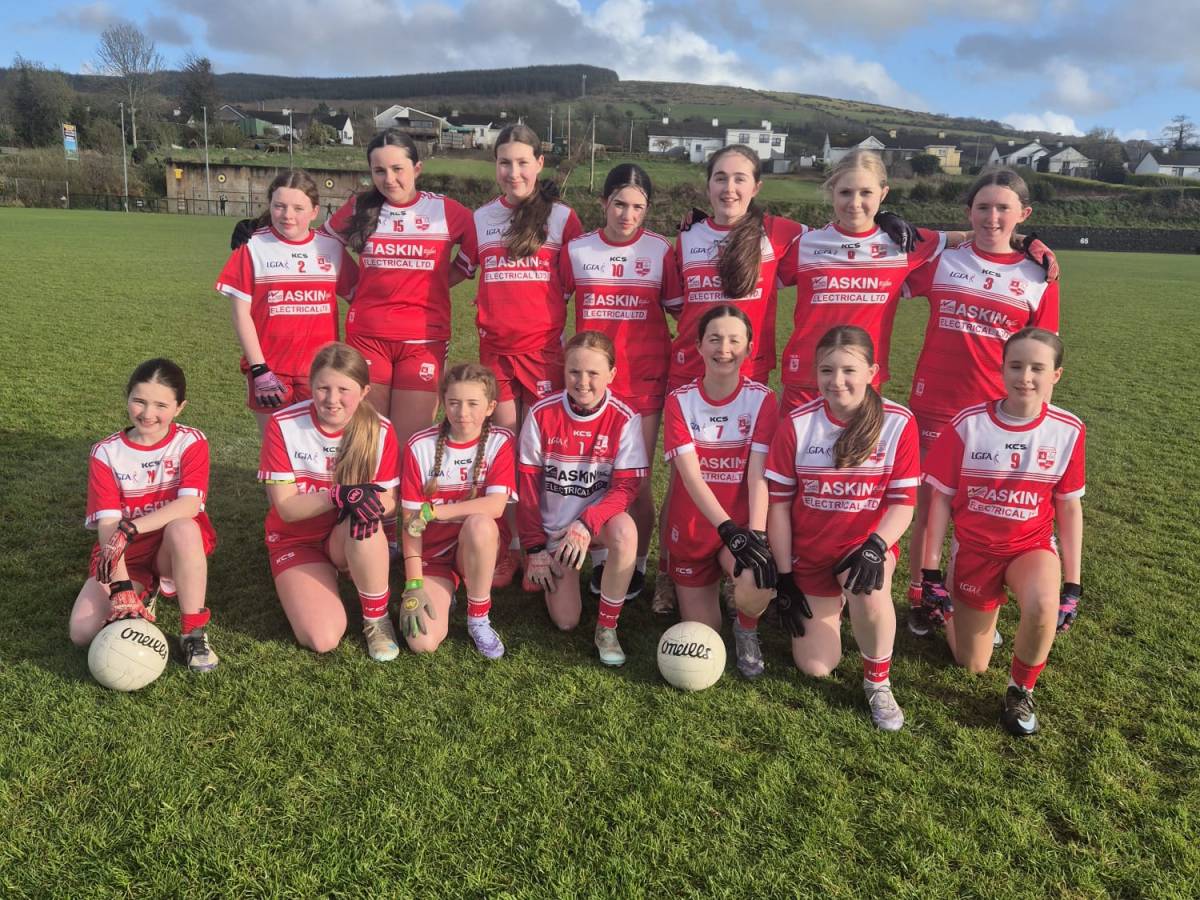 Naomh Colmcille U14 Girls Begin Fiona Doherty Memorial Cup Campaign with&nbsp;Draw